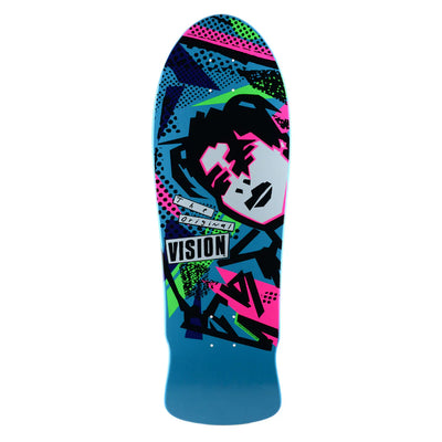 Vision Original MG Skateboard Deck - 10" Blue/Pink - X747X