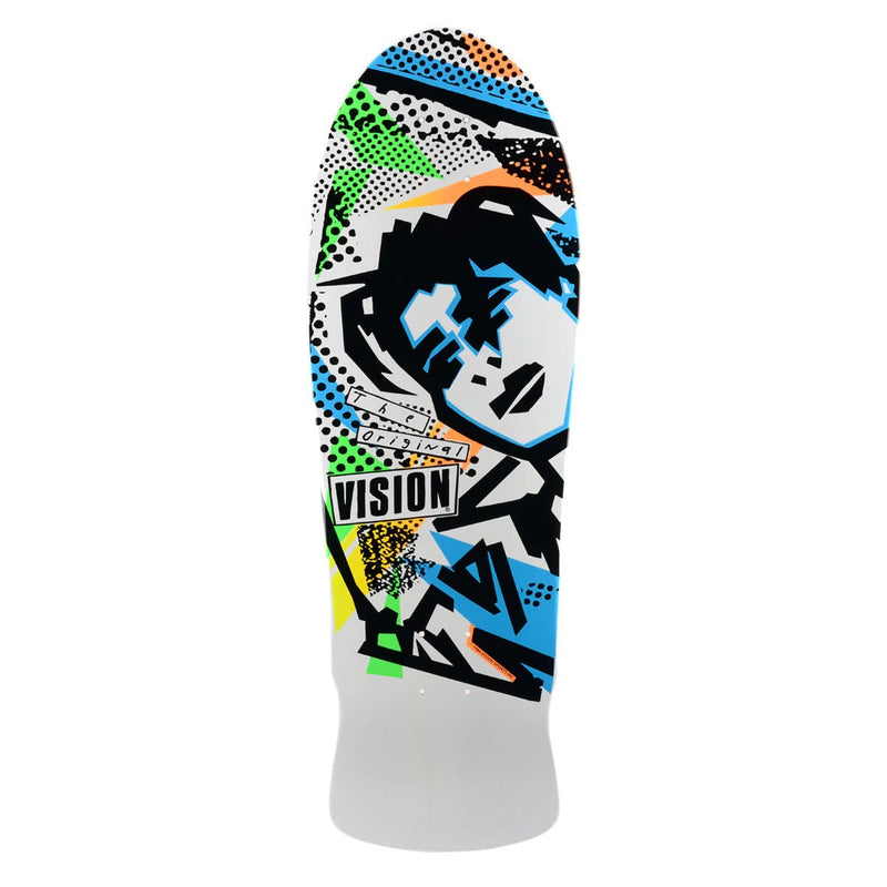 Vision Original MG Skateboard Deck - 10" White - X747X