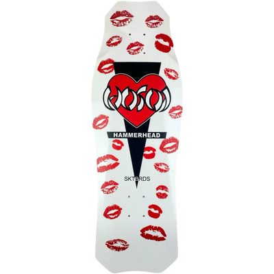 Hosoi Valentine 2026 Heart Kisses OG Hammerhead Limited Deck - 10.5" White - X747X