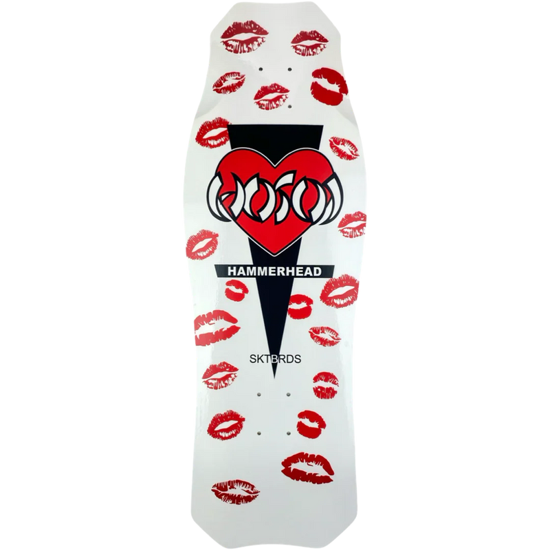 Hosoi Valentine 2026 Heart Kisses OG Hammerhead Limited Deck - 10.5" White - X747X