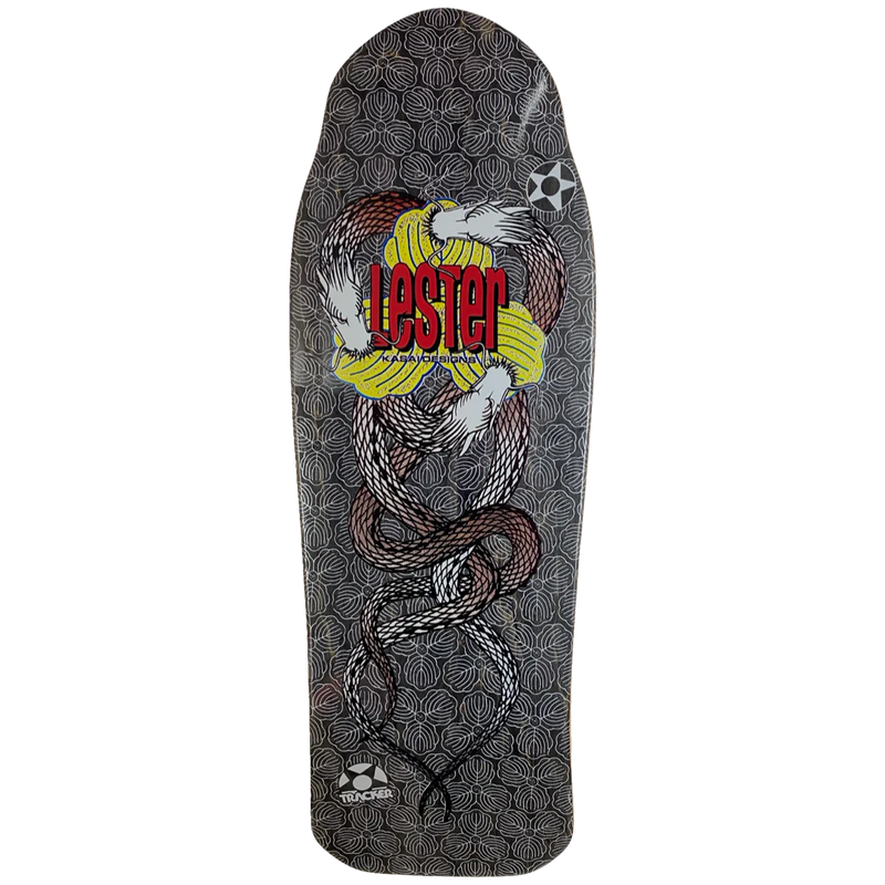 Tracker Lester Kasai Twin Dragon Deck - 10.5" Black Stain - X747X