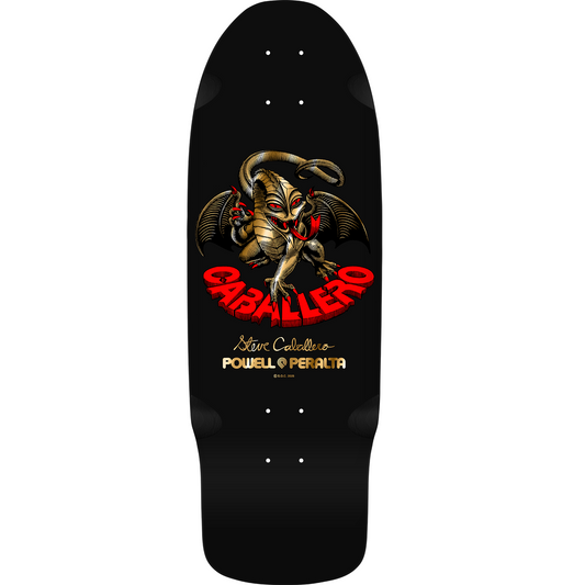 Bones Brigade Steve Caballero Dragon Series 16 Reissue Deck - Black - X747X