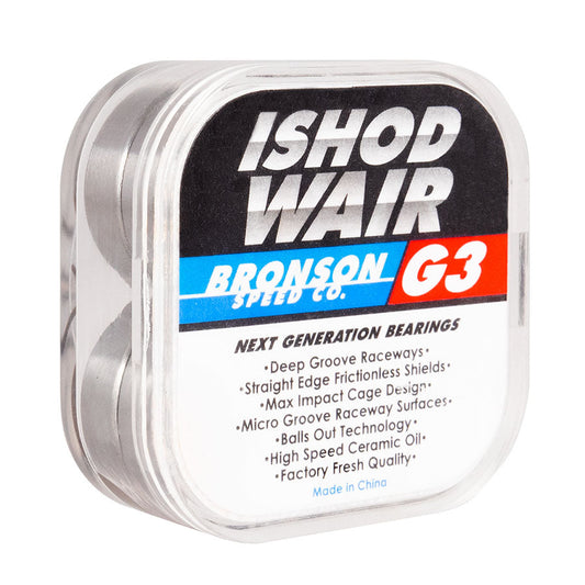 Bronson Ishod Wair Pro G3 Skateboard Bearings (8 Pack) - X747X