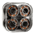 Bronson Raw Skateboard Bearings (8 Pack) - X747X