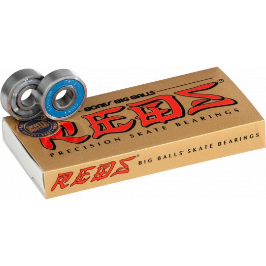 Bones Big Balls Reds Skateboard Bearings (Set of 8) - X747X