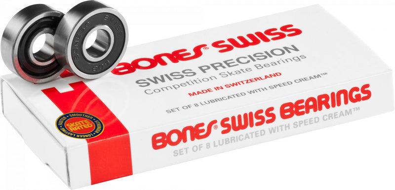Bones® Swiss Skateboard Bearings 8 pack - X747X