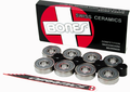 Bones Swiss Ceramic Skateboard Bearings (Set of 8) - X747X
