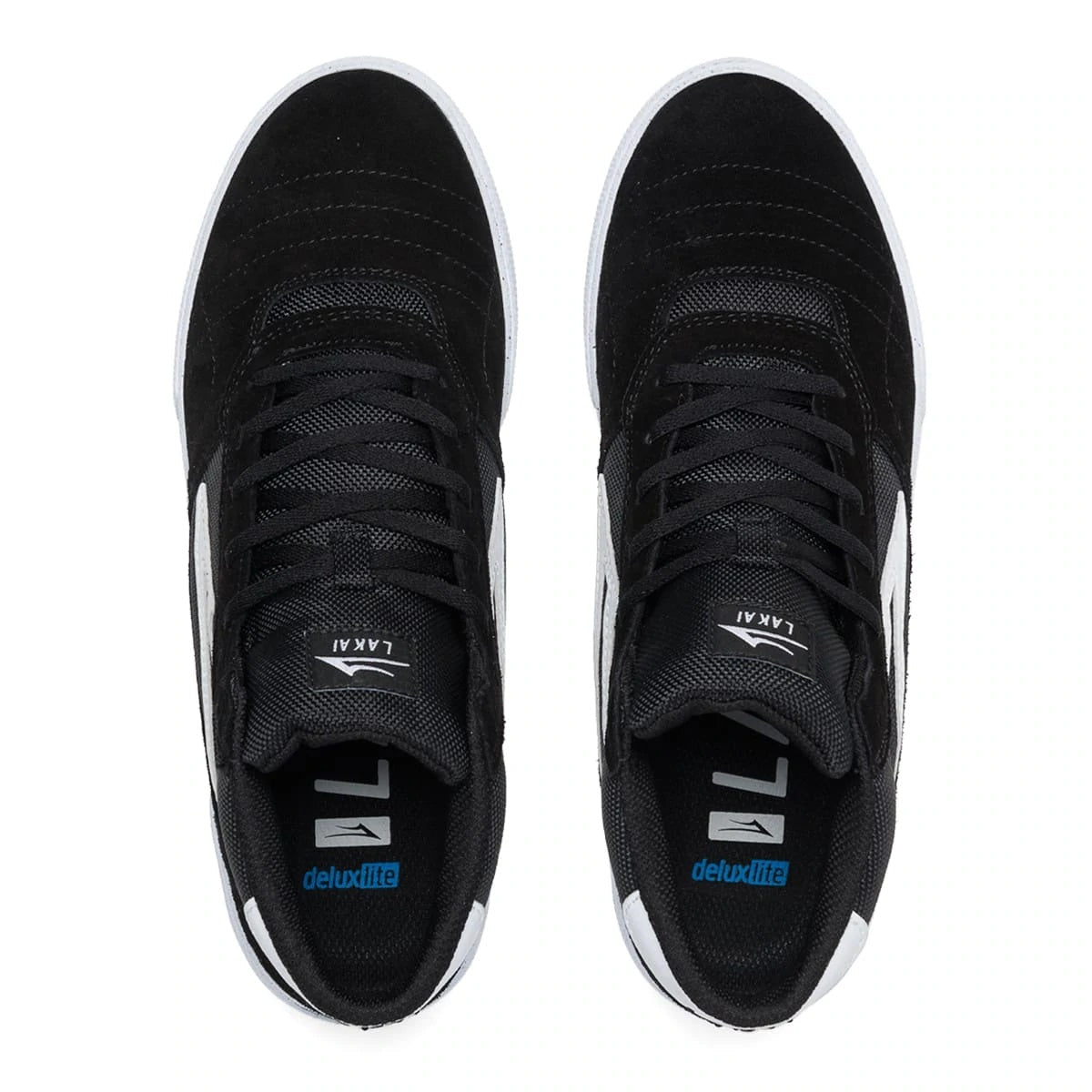 Lakai Shoes Cambridge Mid - Black/White Suede