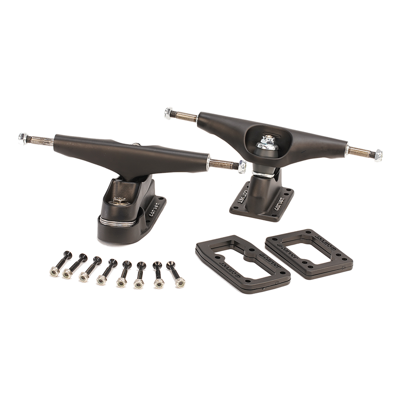 Carver C7 Hollow Truck Set 6.5″ - Coal Satin (Set of 2) - X747X