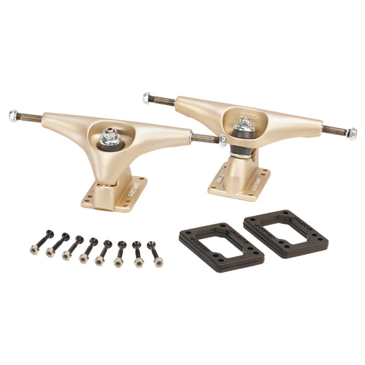Carver CX Hollow Truck Set 6.5″ - Bel Air Gold Metallic (Set of 2) - X747X
