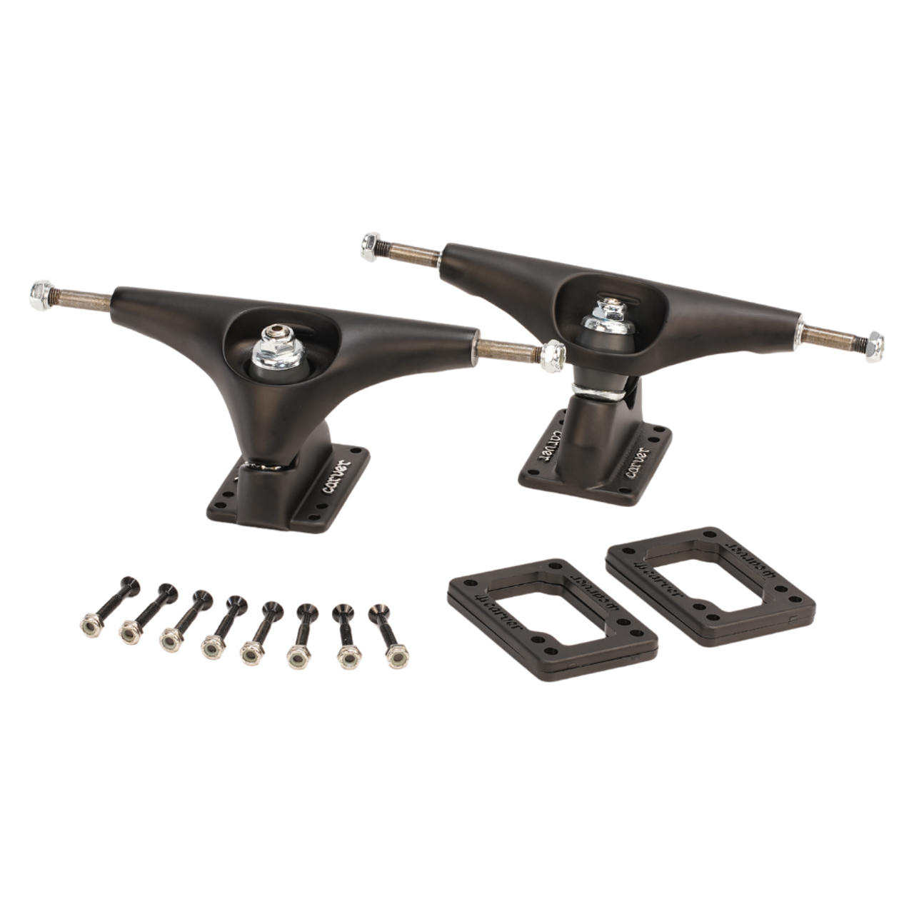 Carver CX Hollow Truck Set 6.5″ - Coal Satin (Set of 2) - X747X