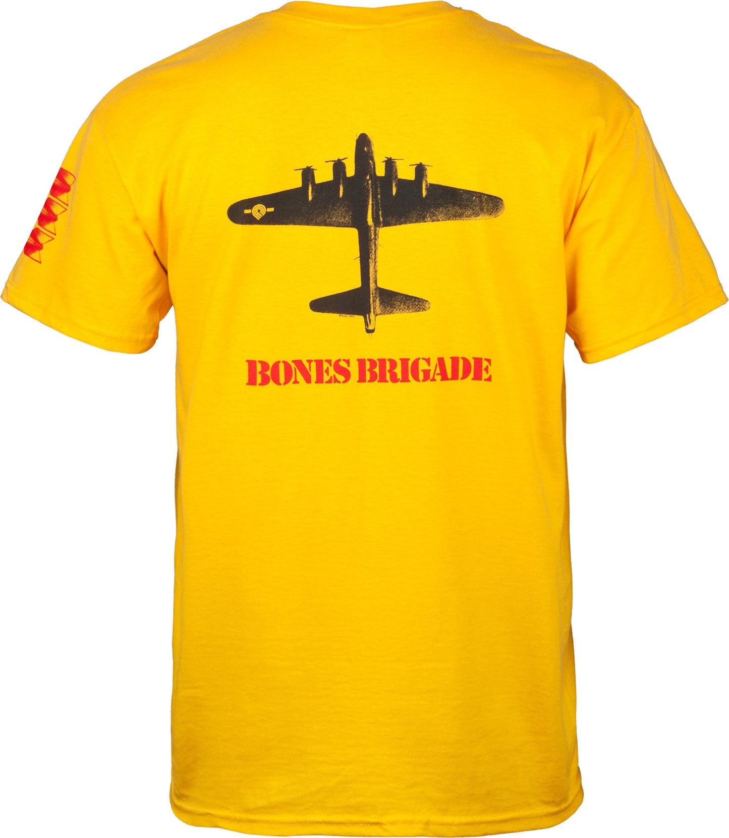 Bones Brigade Bomber T-shirt - Gold - X747X