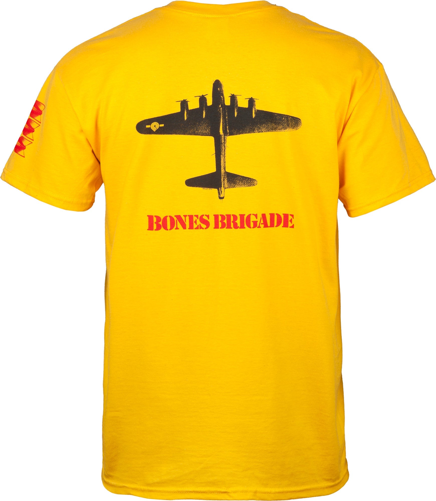 Bones Brigade Bomber T-shirt - Gold - X747X