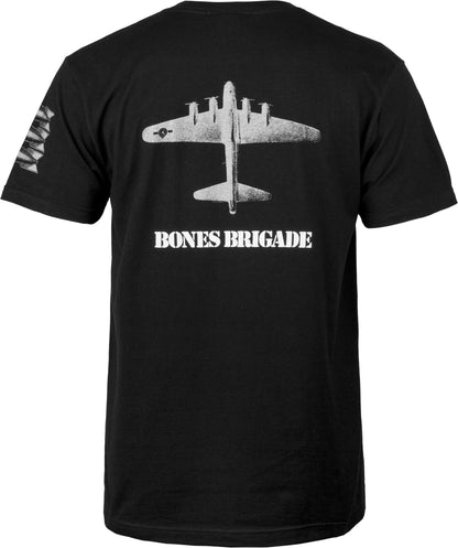 Bones Brigade Bomber T-shirt - Black - X747X