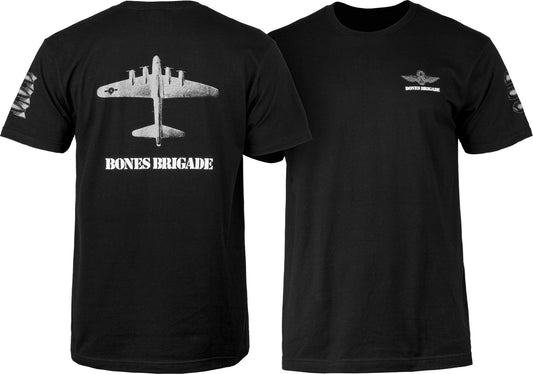 Bones Brigade Bomber T-shirt - Black - X747X