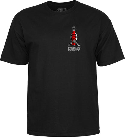 Powell Peralta Skull & Nunchucks Bruce Lee Collab T-shirt - Black