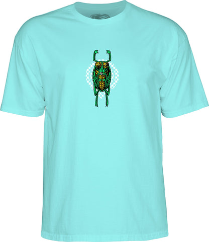 Powell Peralta Mike Vallely Bug T-Shirt - Celadon