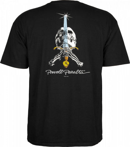 Powell Peralta Skull & Sword T-shirt - Black