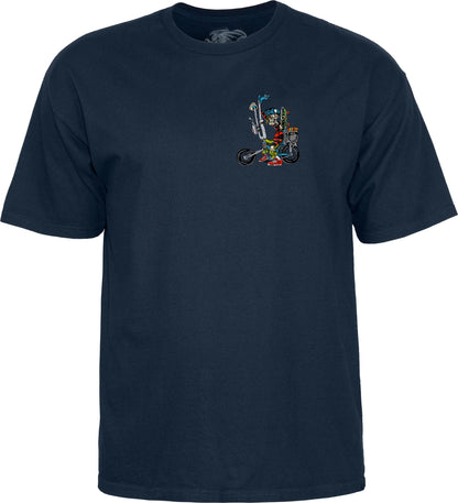 Powell Peralta Steve Caballero Chopper Bike T-shirt - Navy