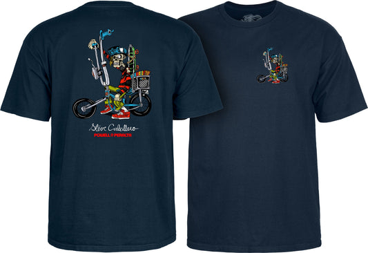 Powell Peralta Steve Caballero Chopper Bike T-shirt - Navy