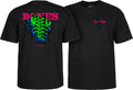 Powell Peralta Shred T-Shirt - Blacklight Black - X747X