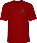 Powell Peralta Sakura Yosozumi Onna-Bugeisha T-shirt - Burgundy