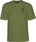 Powell Peralta Zach Doelling Archer T-Shirt - Military Green