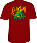 Powell Peralta Steve Caballero Street Dragon T-shirt - Garnet - X747X