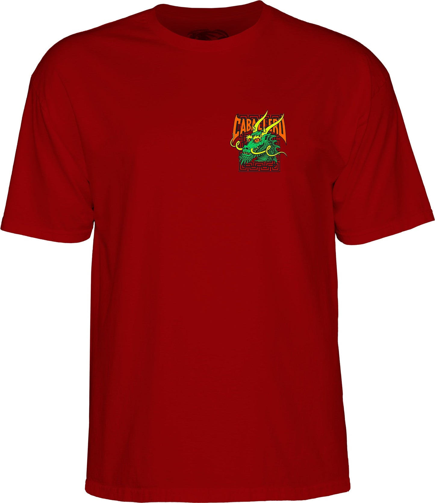 Powell Peralta Steve Caballero Street Dragon T-shirt - Garnet