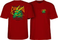 Powell Peralta Steve Caballero Street Dragon T-shirt - Garnet - X747X
