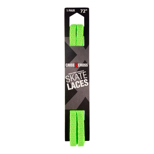 Riedell Criss Cross Skate Laces Skinny 3/8″ Width - Neon Green