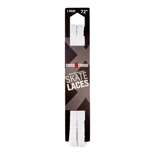 Riedell Criss Cross Skate Laces Skinny 3/8″ Width - White