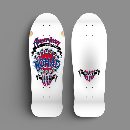 Bill Danforth Circle of Skulls 10”x30” Limited Edition, HAND PAINTED Deck (1 of 10)