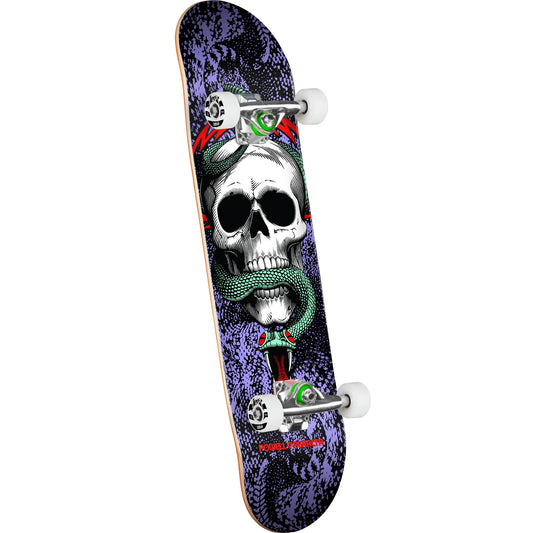 Powell Peralta Skull & Snake Birch Skateboard Complete - 7.75″ Black/Purple