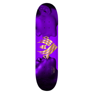 Powell Peralta Kiss Flight Skateboard Deck - 8.38″ Purple/Goil Foil - X747X