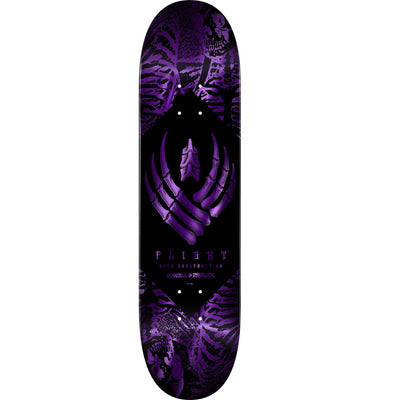 Powell Peralta Skeleton Flight Skateboard Deck - 9.0″ Purple Foil - X747X
