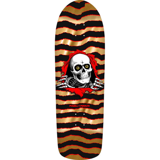 Powell Peralta Old School Ripper Skateboard Deck - 9.89″ Gold Foil *PRE-ORDER**