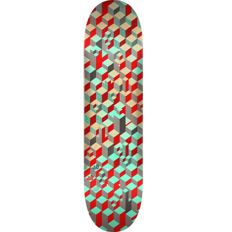 Mini Logo Pattern Blocks Skateboard Deck 242 - 8.0" - X747X
