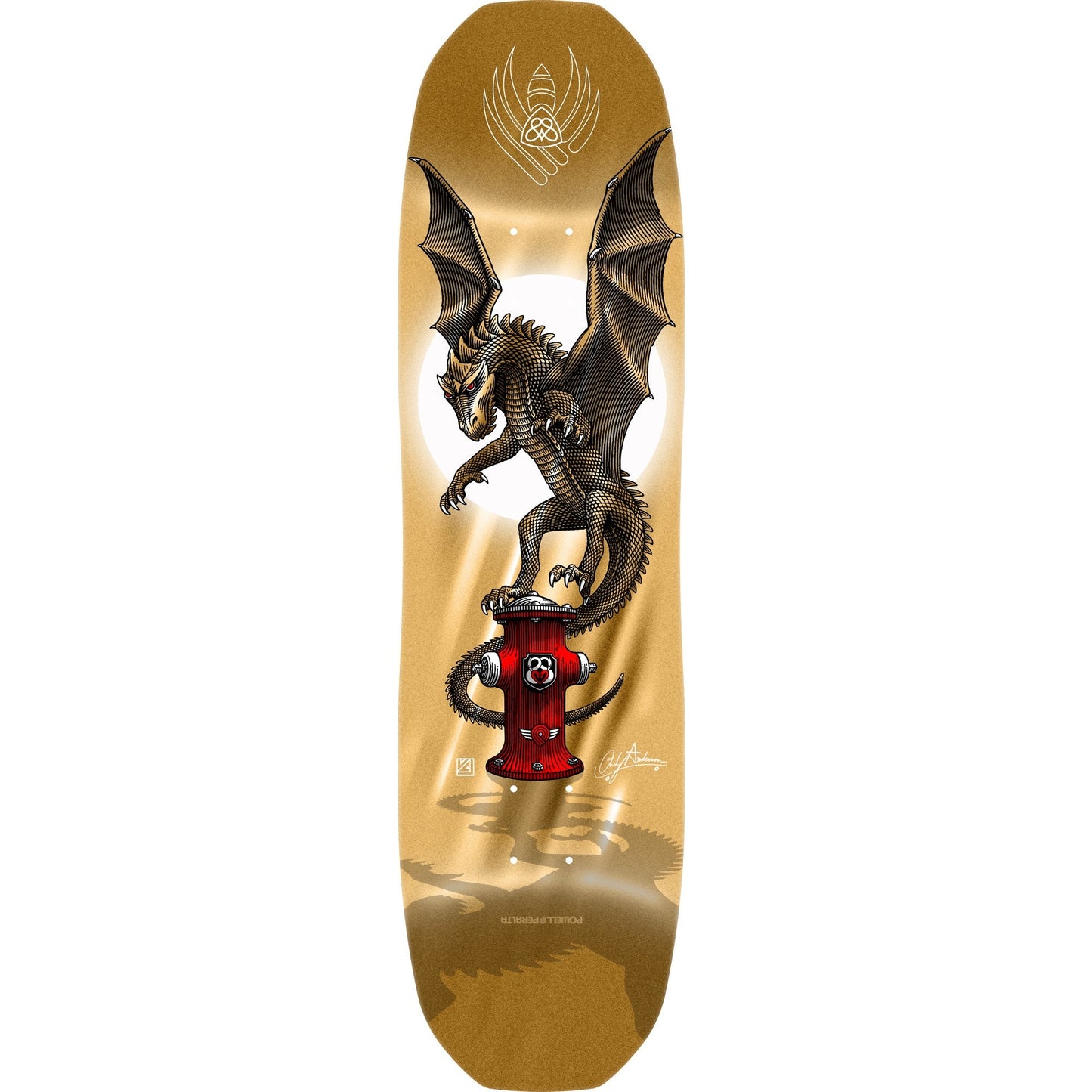 Powell Peralta Pro Andy Anderson Hydrant Flight Deck 311 - 8.4″ Gold Foil - X747X