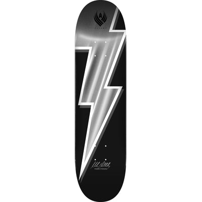 Powell Peralta Mike Vallely Lightning Bolt Flight Skateboard Deck - 8.5″ Silver Foil **PRE-ORDER** - X747X