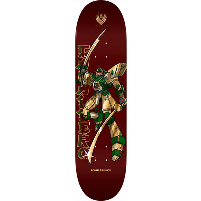 Powell Peralta Steve Caballero Gundam Flight Skateboard Deck - 8.25″ Burgundy/Gold Foil - X747X