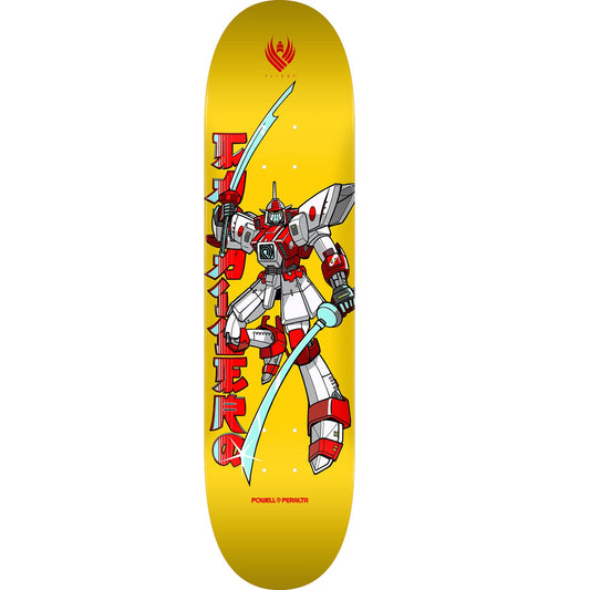 Powell Peralta Steve Caballero Gundam Flight Skateboard Deck - 8.25″ Yellow