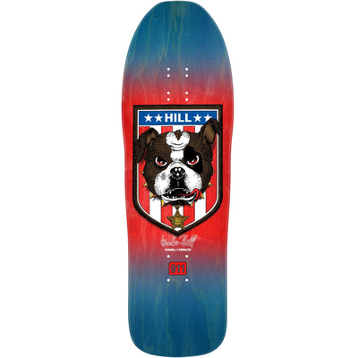 Powell Peralta Frankie Hill Bulldog Reissue Skateboard Deck - 10″ Blue/Red fade **PRE-ORDER** - X747X