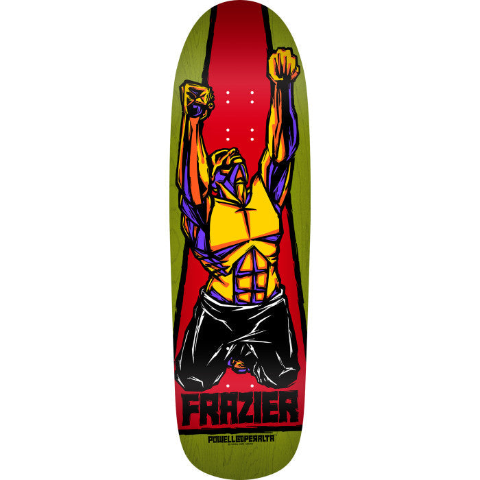 Powell Peralta Mike Fraizer Yellow Man 9.5" Green Stain Complete Skateboard - X747X