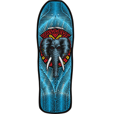 Powell Peralta Mike Vallely Elephant Reissue Deck - 10″ Blue Foil - X747X