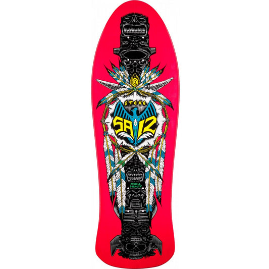 Powell Peralta Steve Saiz Totem Skateboard Deck - 10″ Pink