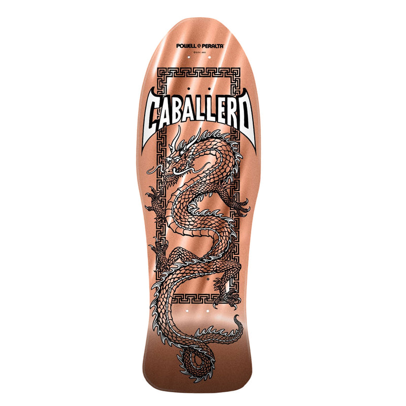 Powell Peralta Steve Caballero Chinese Dragon Reissue Skateboard Deck - 10" Copper Foil **PRE-ORDER** - X747X