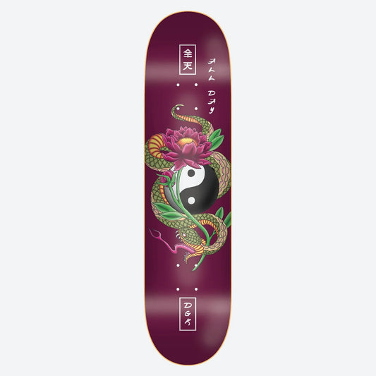 DGK Viper Skateboard Deck - 8.1″ Burgundy