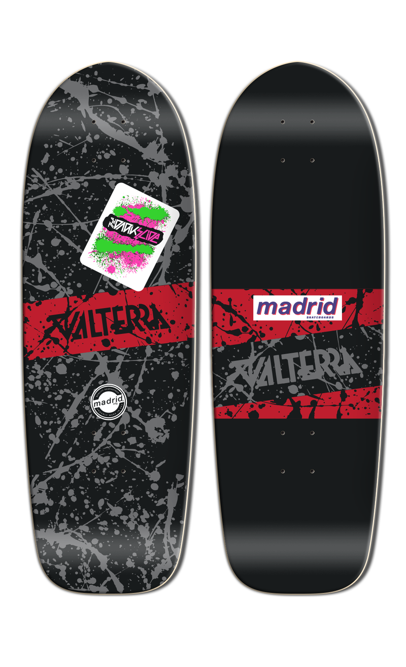 Valterra x Madrid Marty Dark Slide Exclusive LTD Skateboard Deck - X747X