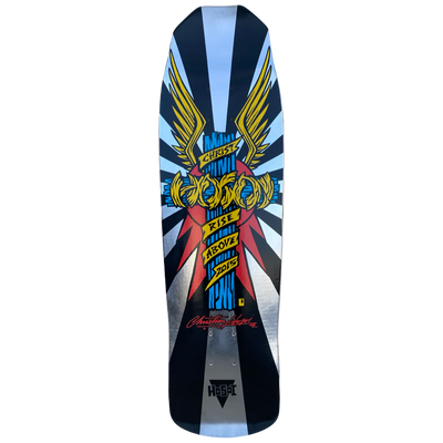 Hosoi Wings 9" LTD Silver Skateboard Deck - X747X